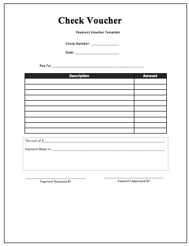 Check Template Excel from officetemplates.org